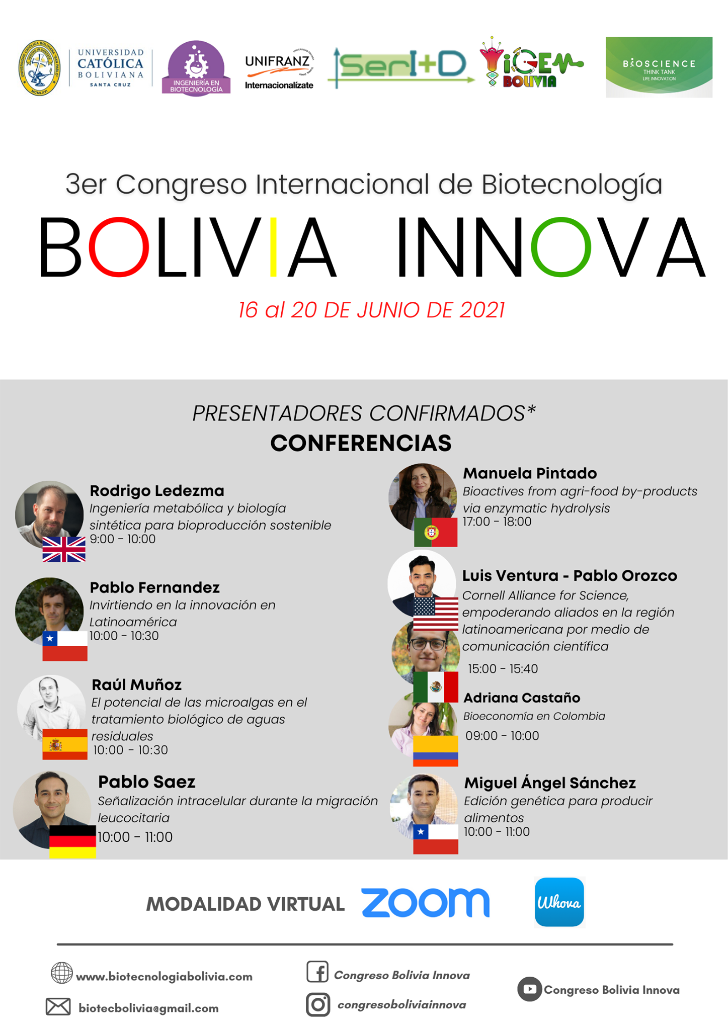 3er Congreso internacional de biotecnología 